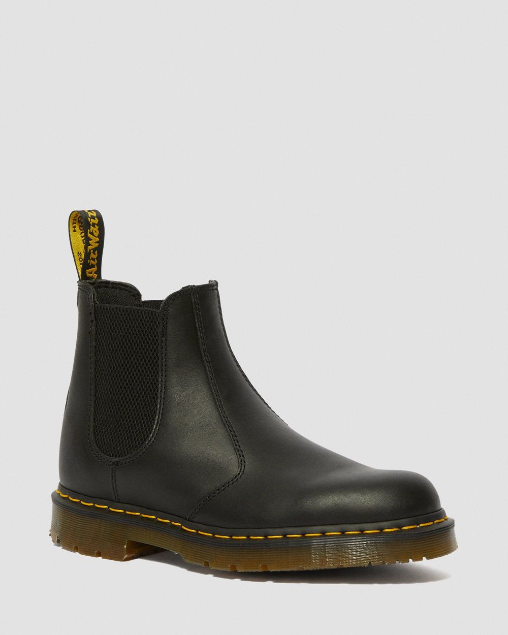 Dr Martens 2976 Slip Resistant Kožené Chelsea Boots Panske ( Čierne ) SK 097-BZYVGF
